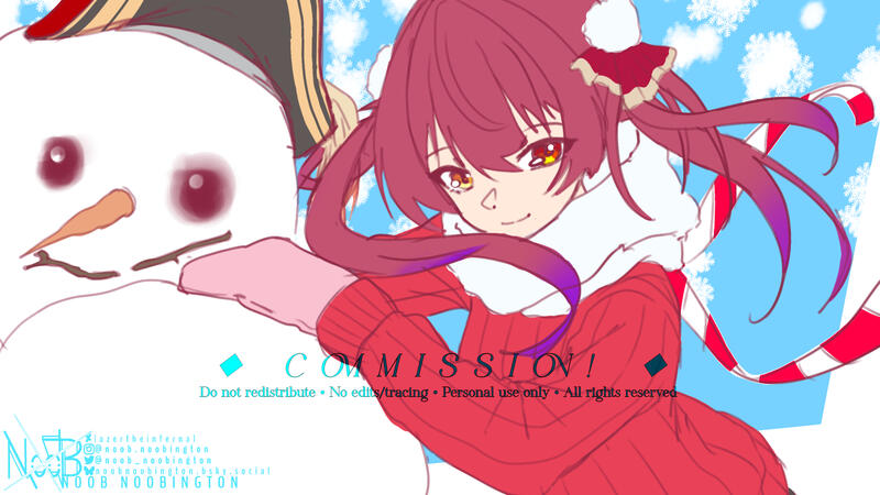 Christmas Marine flat colour sketch for arrayszero 28/12/25